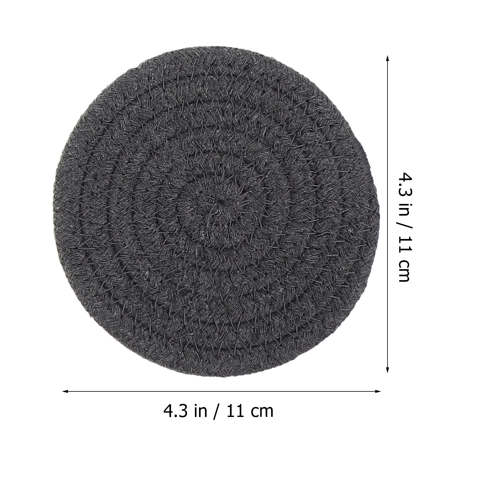 

1 Set Thickened Cotton Woven Coasters Anti-Scald Heat Insulation Table Mats Household Placemat Non-Slip Dish Mat For Home Dining