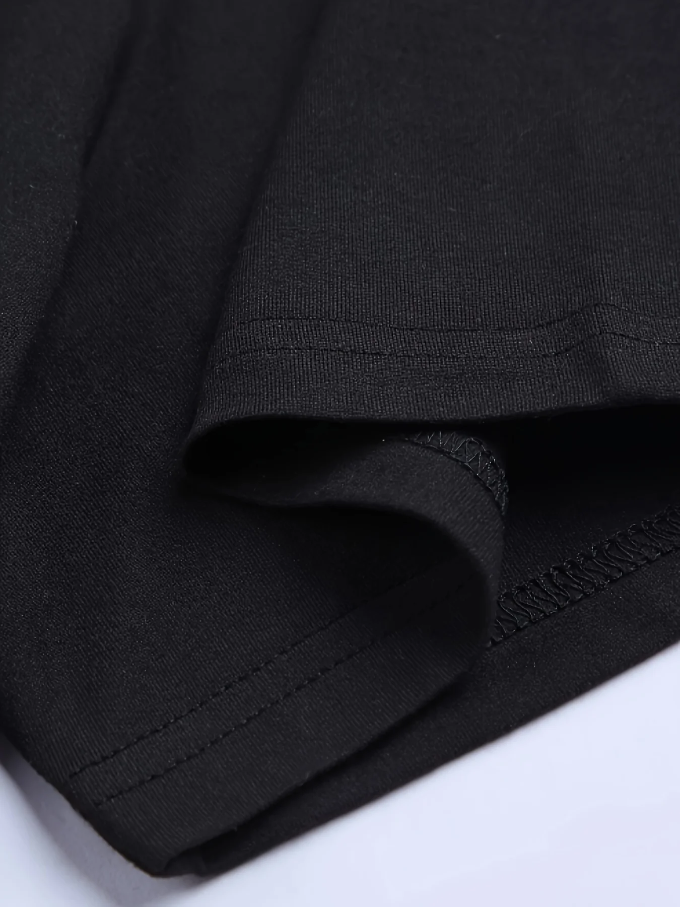 تي شيرت رجالي برسومات العلم الأمريكي الوطني - قطن أسود، رقبة دائرية، كاجوال وأنيق، ملابس صيفية، مقاس عادي