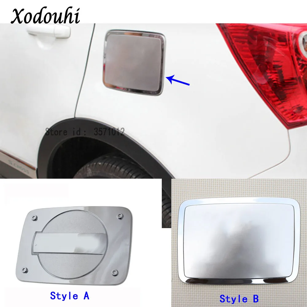For Suzuki S-Cross Scross SX4 2014 2015 2016 2017 Top Quality Car Body Styling Gas/Fuel/Oil Tank Cover Cap Stick Lamp Frame Trim