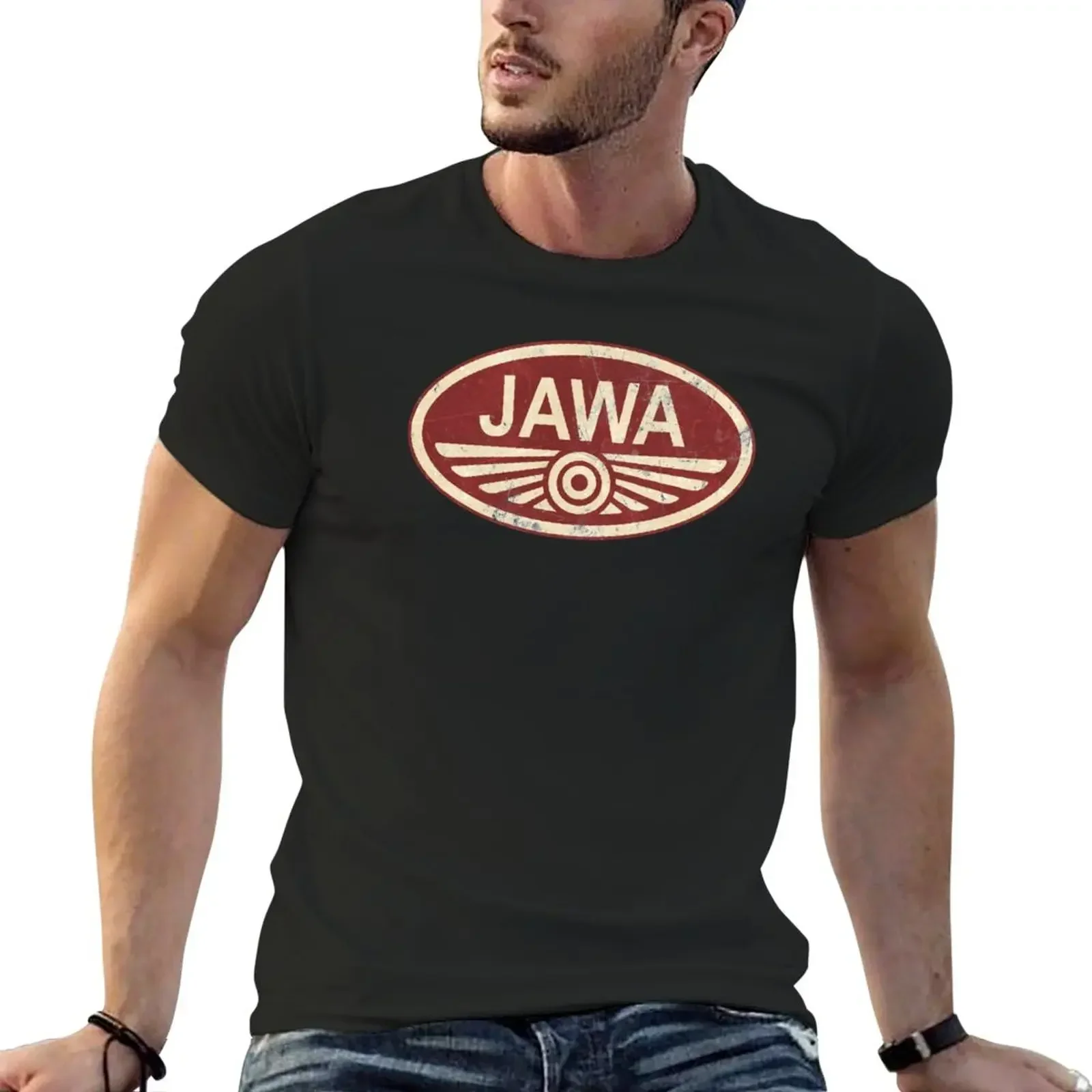 New Jawa Motorcycle Retro T-Shirt for a boy shirts graphic tees mens t shirt mens designer clothes new in tops & tees harajuku