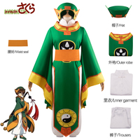 Li Syaoran Anime Cardcaptor Sakura Cosplay Costume Taoist Priest Battle Dress Women Men Suit Li Xiaolang Halloween Party Uniform