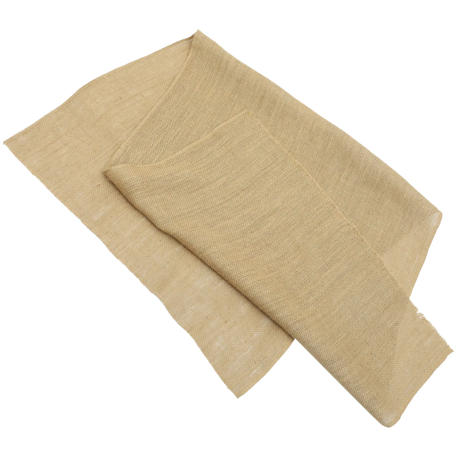 

Multi-Use Burlap Fabric Decorative Linen Material Craft Supply for Table Protection Home Cafe Restaurant Display and Photo