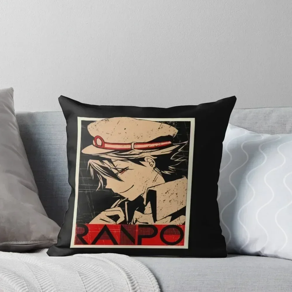 

Ranpo Edogawa Throw Pillow Couch Pillows Pillowcases Bed Cushions Decorative Sofa Cushion pillow
