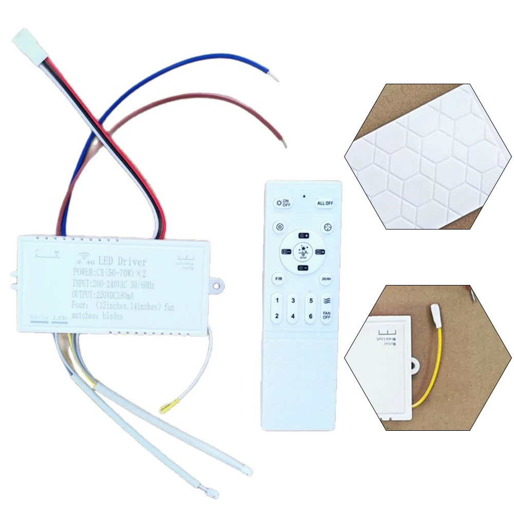 

Remote Control DC Inverter 6Speed Oscillating Fan Light with Stepless Dimming Driver for User Friendly Operation