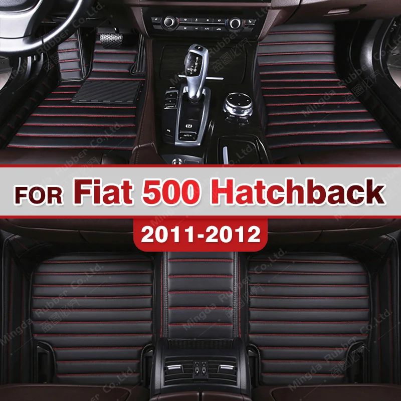

Автомобильные коврики для Fiat fiat 500 (хэтчбек) 2011 2012, оригинальные автомобильные подкладки для ног, чехол