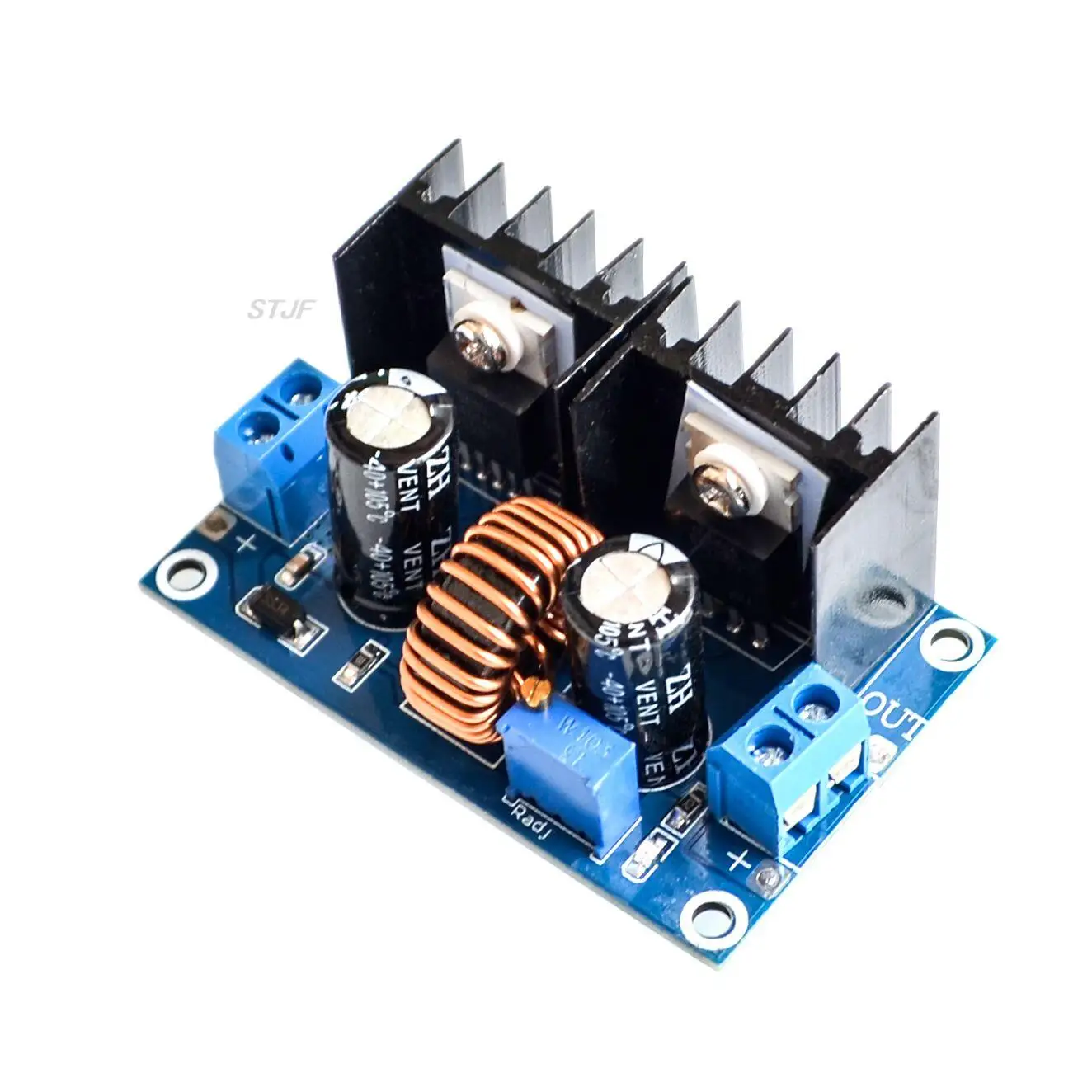 Xl4016 pwm einstellbar 4-36V bis 1,25-36V Step-Down-Board-Modul max 8a 200W DC-DC Step-Down-Buck-Wandler-Netzteil – Detail 2