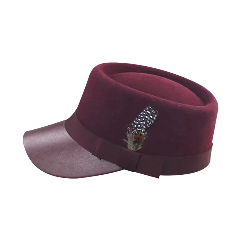 

New Casual Outdoor Travel Hat 100% Felt Women's Baseball Cap