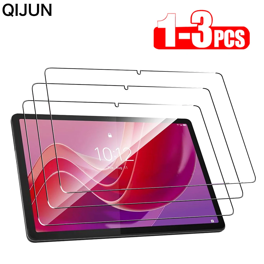 3 Pieces HD Scratch Proof Screen Protector Tempered Glass For Lenovo Tab M11 11-inch 2024 Tablet Protective Film