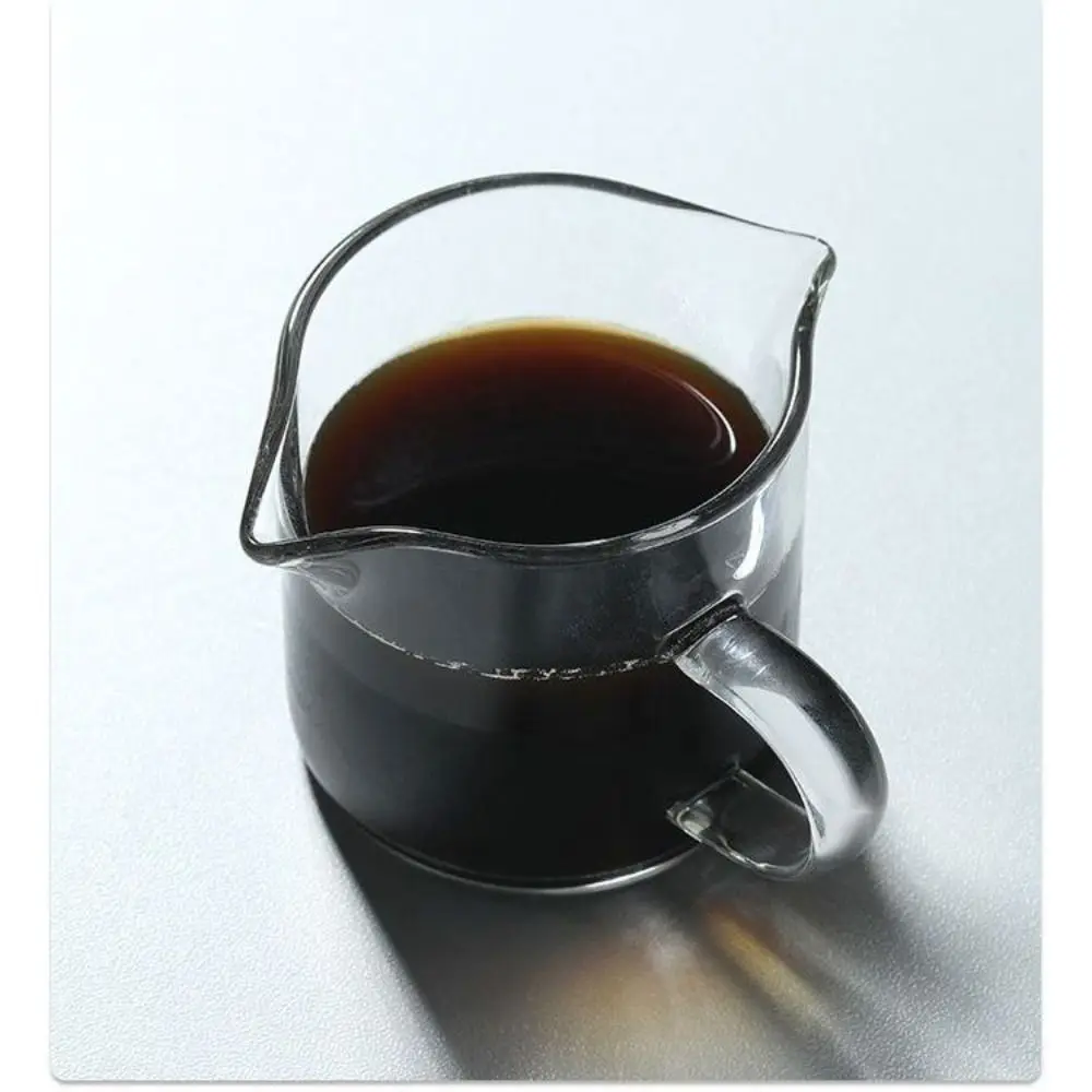 Serviceable Glass Glass Measuring Cup 70ml/100ml/150ml Kitchen Tool Shot Glass Double Mouth Milk Cup Coffee Shop