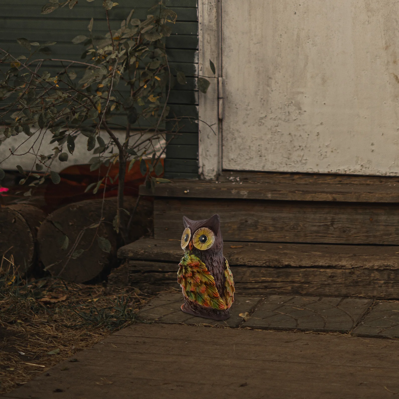 

Mini Resin Owl Statue Creative Handcrafted Sculpture for Home Garden Desktop Bonsai Micro Landscape Tabletop Decoration