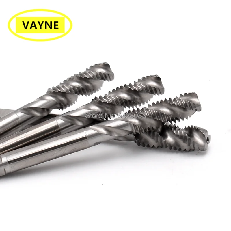 VAYNE HSSE Metrica Generale Applicazione A Spirale Scanalate Rubinetti M6 * 1 e la macchina Filo Sottile screw tap M6 * 0.5/0.75/0.35