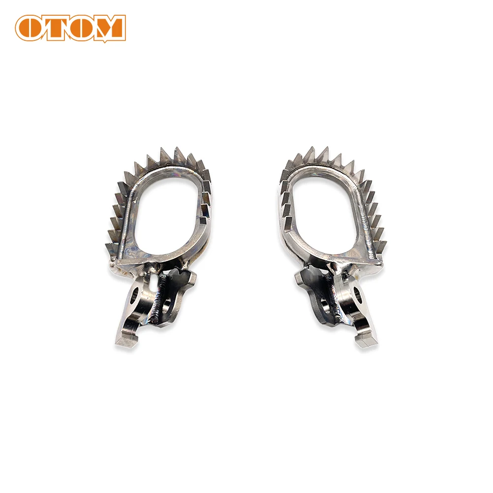 OTOM Motorcycle Titanium Alloy Footpegs Foot Rest Pegs Pedals Footrest For HONDA CRF250R CRF450R CRF250X CRF450X CRF 150R 1100L