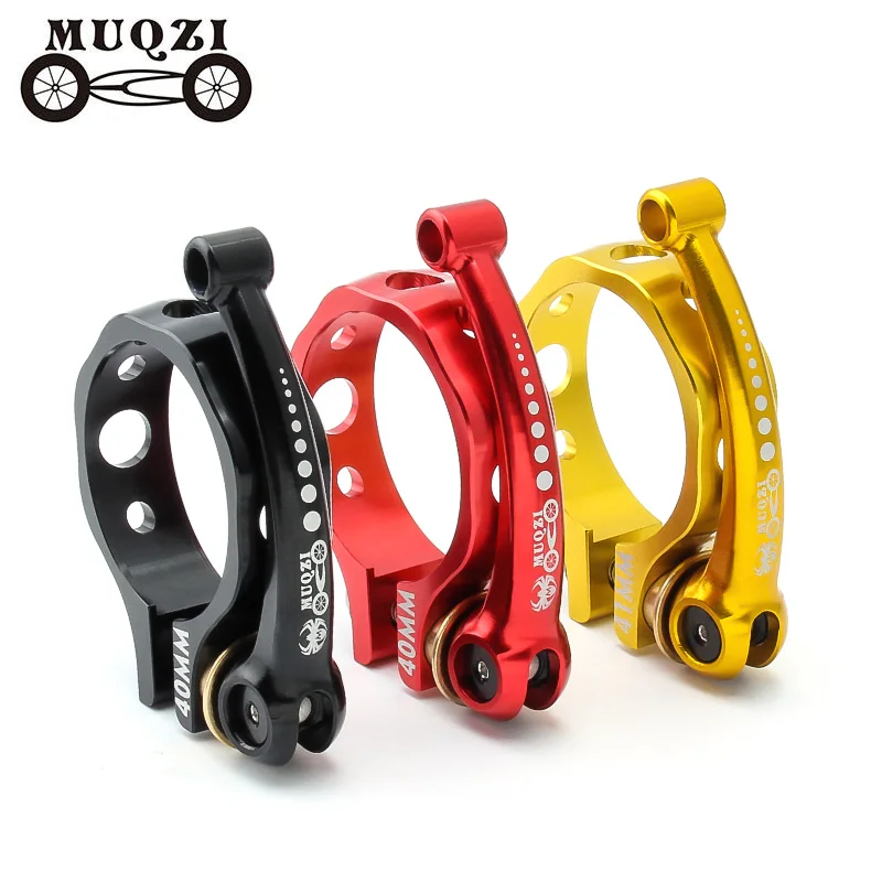 MUQZI Seatpost Clamp 40MM 41MM Ultralight Aluminum Alloy Bike Quick Release Seat Post Clamp