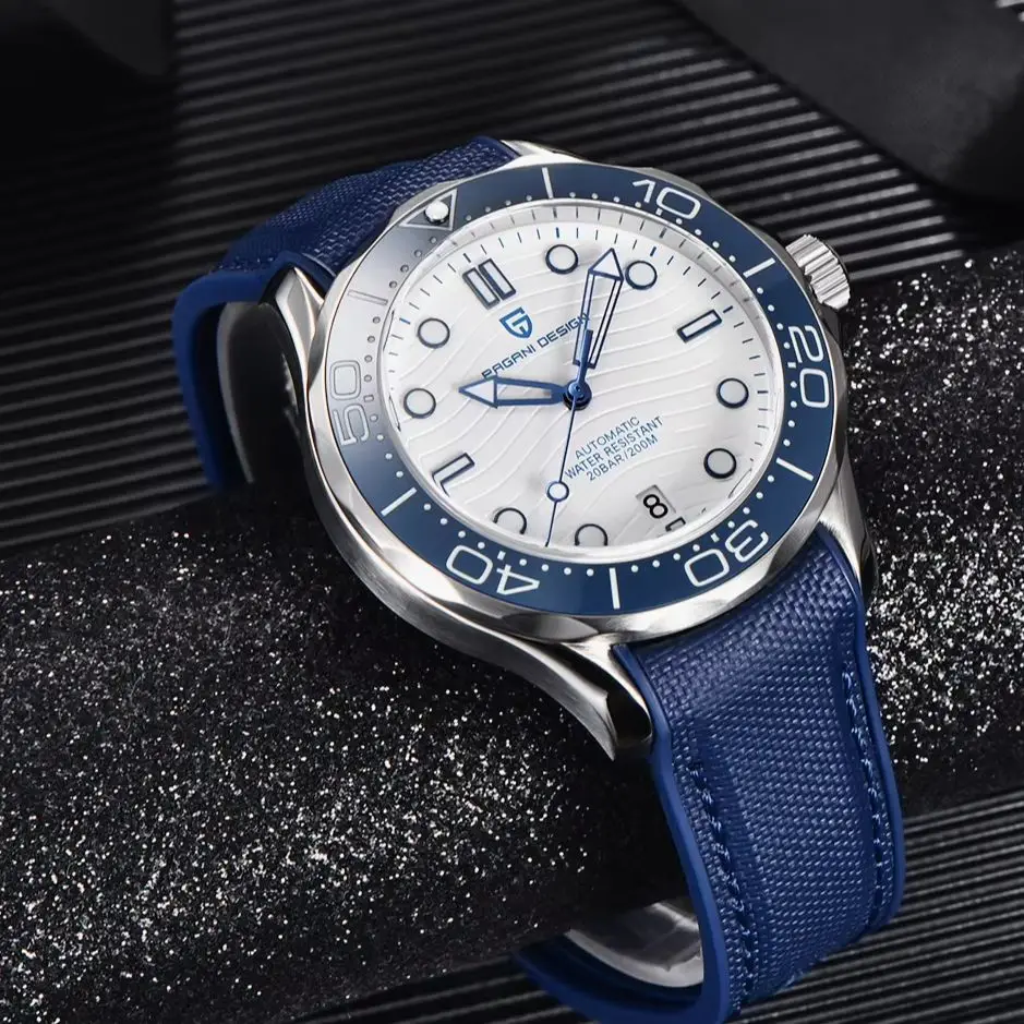 PAGANI DESIGN Men's Mechanical Watch NH35A 20Bar Diver
