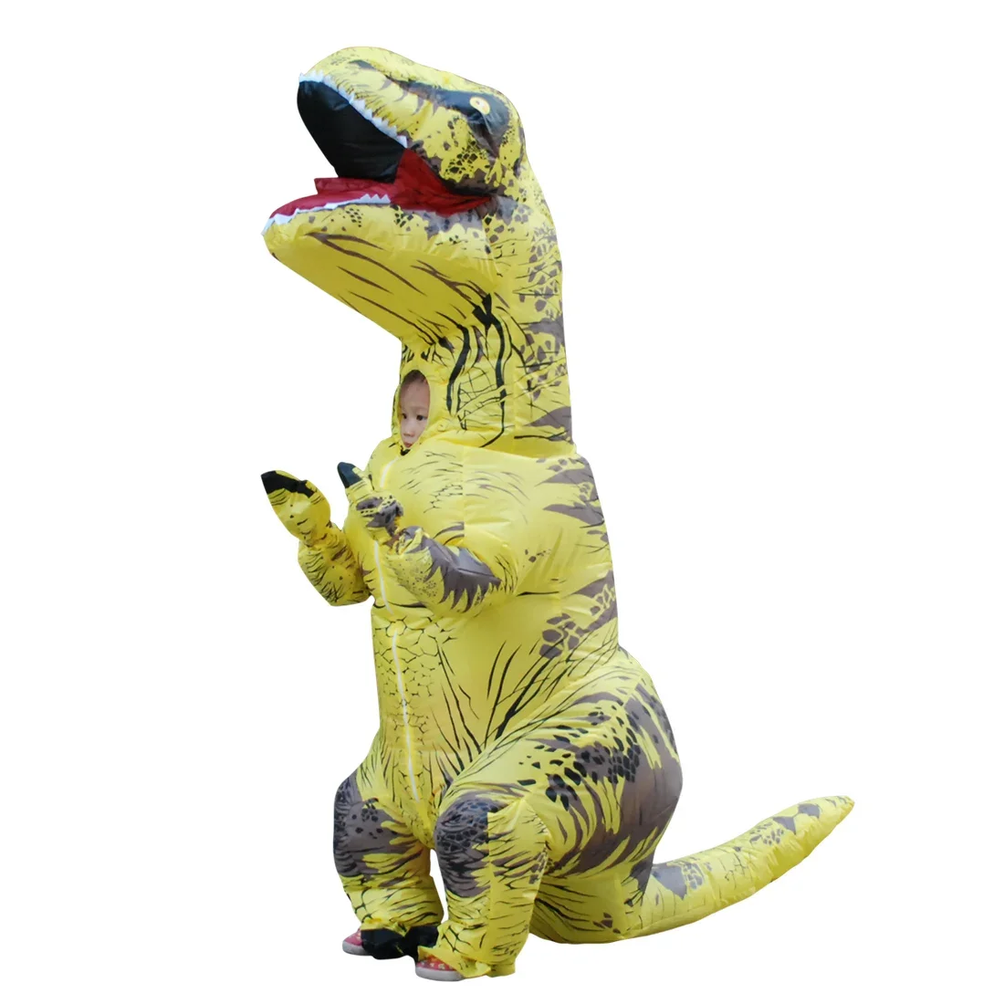 Erwachsene Kinder aufblasbare Dinosaurier Kostüm Karneval Party Halloween Outdoor-Aktivitäten Rollenspiel T-Rex aufblasbare Anzug Geschenk