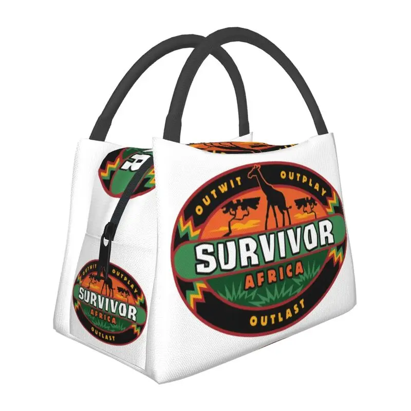 

Изолированные сумки для обеда Reality TV Survivor для женщин, многоразовый термохолодильник, коробка для бенто, больничный офис