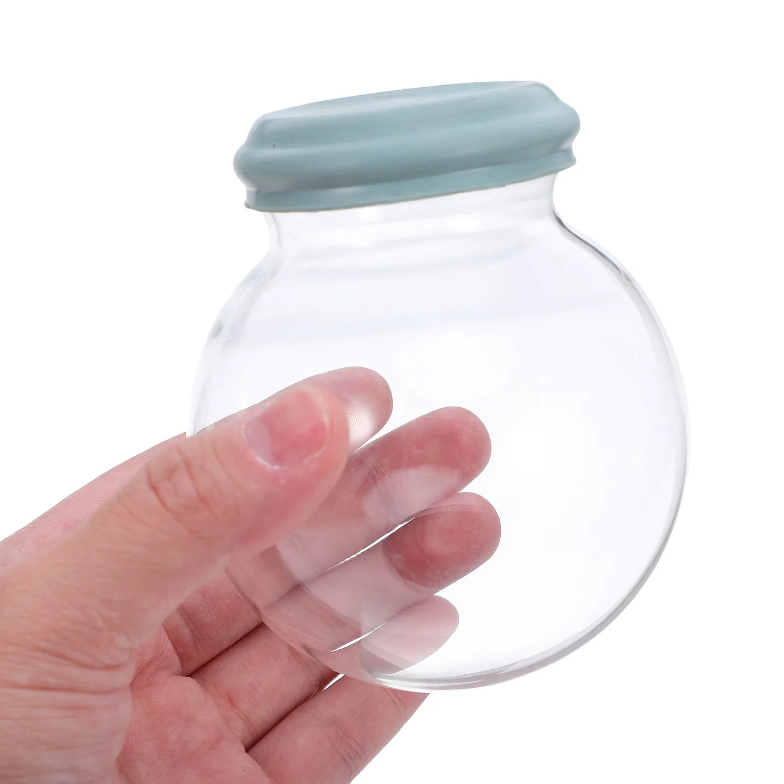 

Snowball Decorations Clear Globe Craft Candy Bottle Jar Glass Decorative Balls Fillable