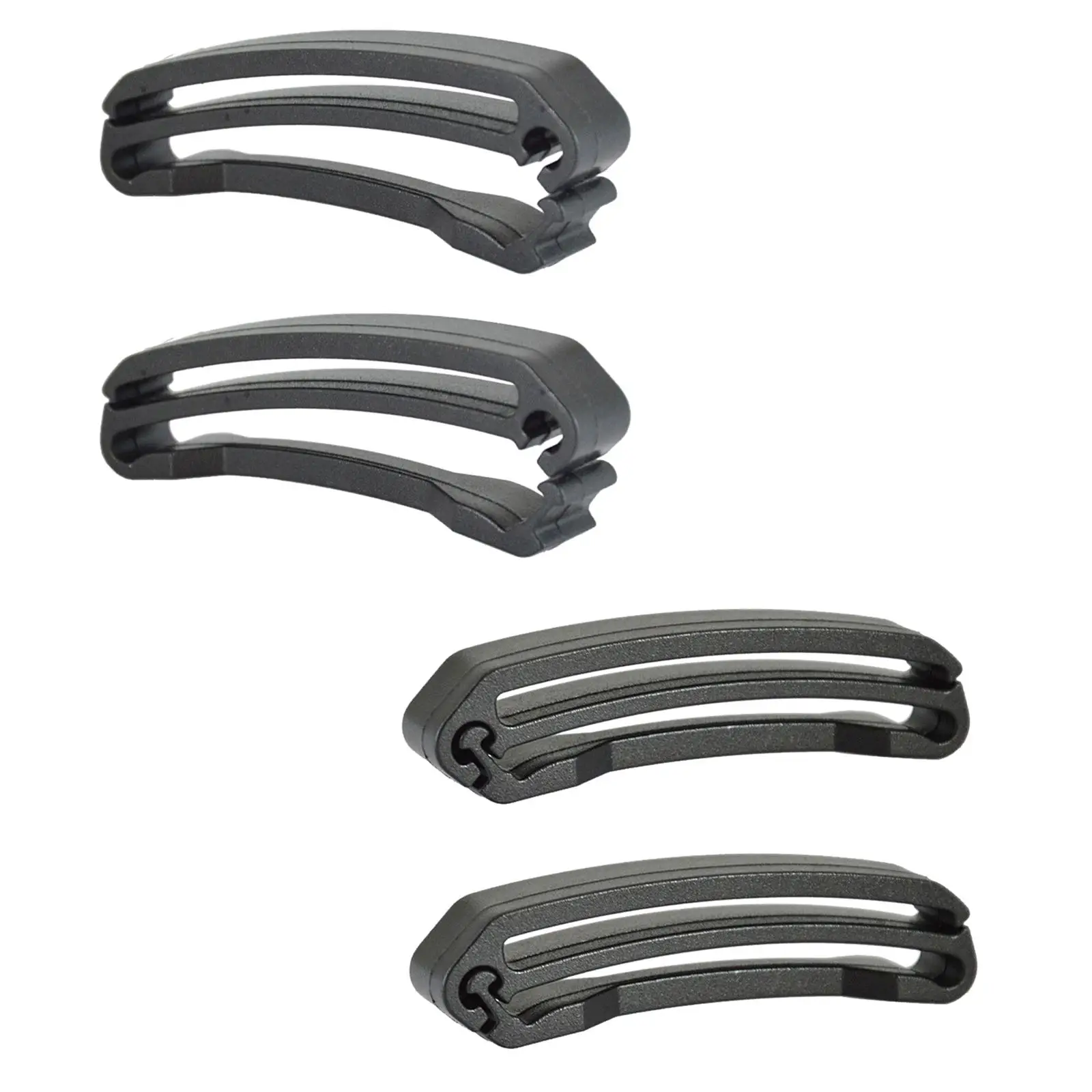 2x Gesper Tali Anyaman, Penjaga Penyesuaian Gesper Anyaman, Klip Ujung Anyaman,