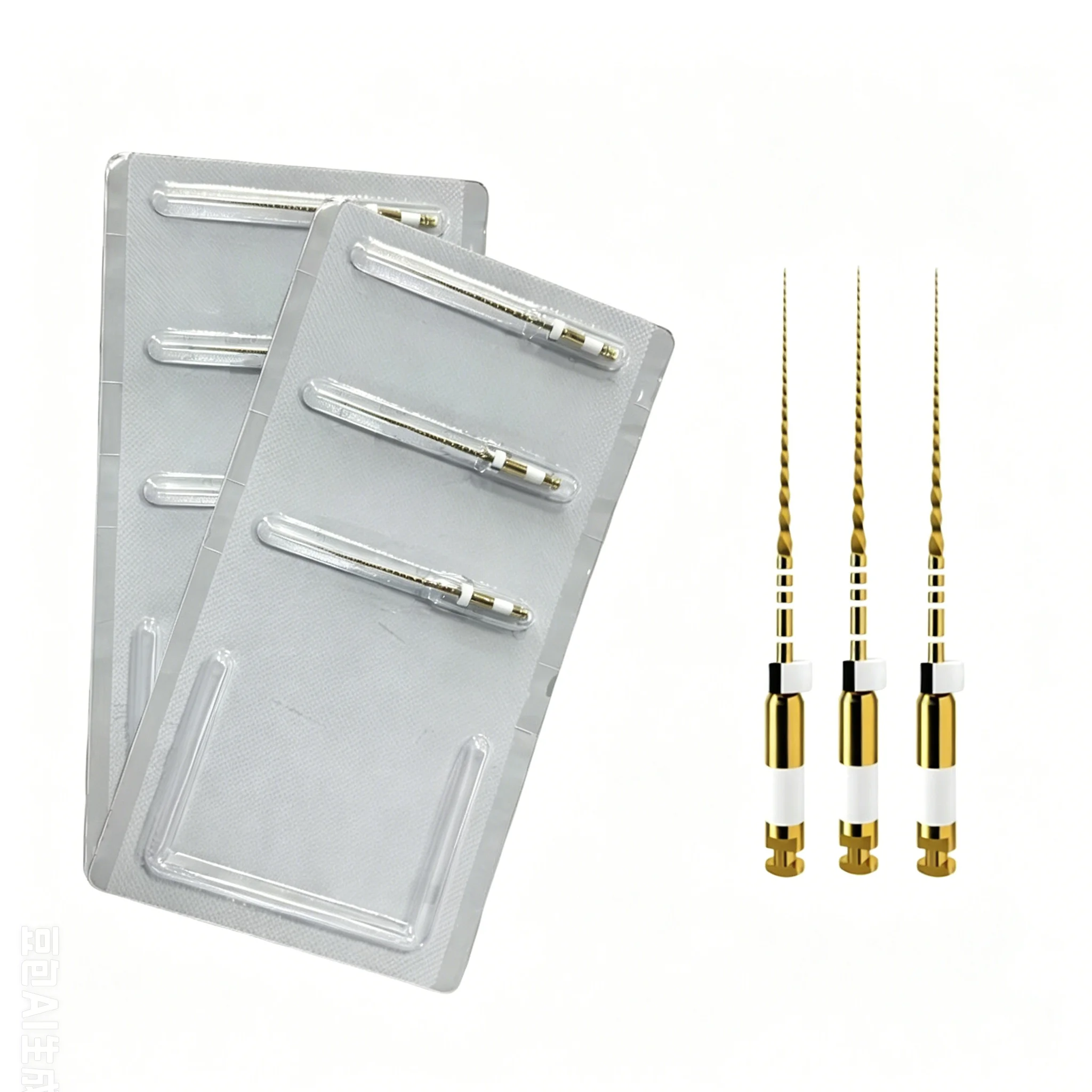 Image of 3 Stück/1 Packung Dental-Reciprocating-Feilen 15.02 Glide Pro Path NiTi Feilen Rotierende Endo-Feilen Gold Glider Feile Endokontische Feilen