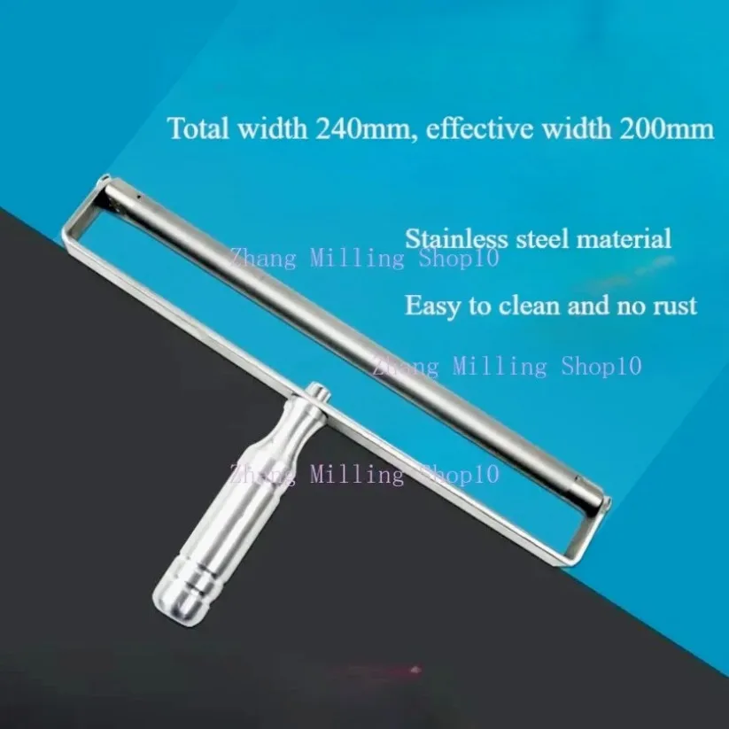 

240MM Wire-wound Type Ink Scraper Bar Paint Wet Film Preparator Coater Applicator Scraping Coating Rod with Handle