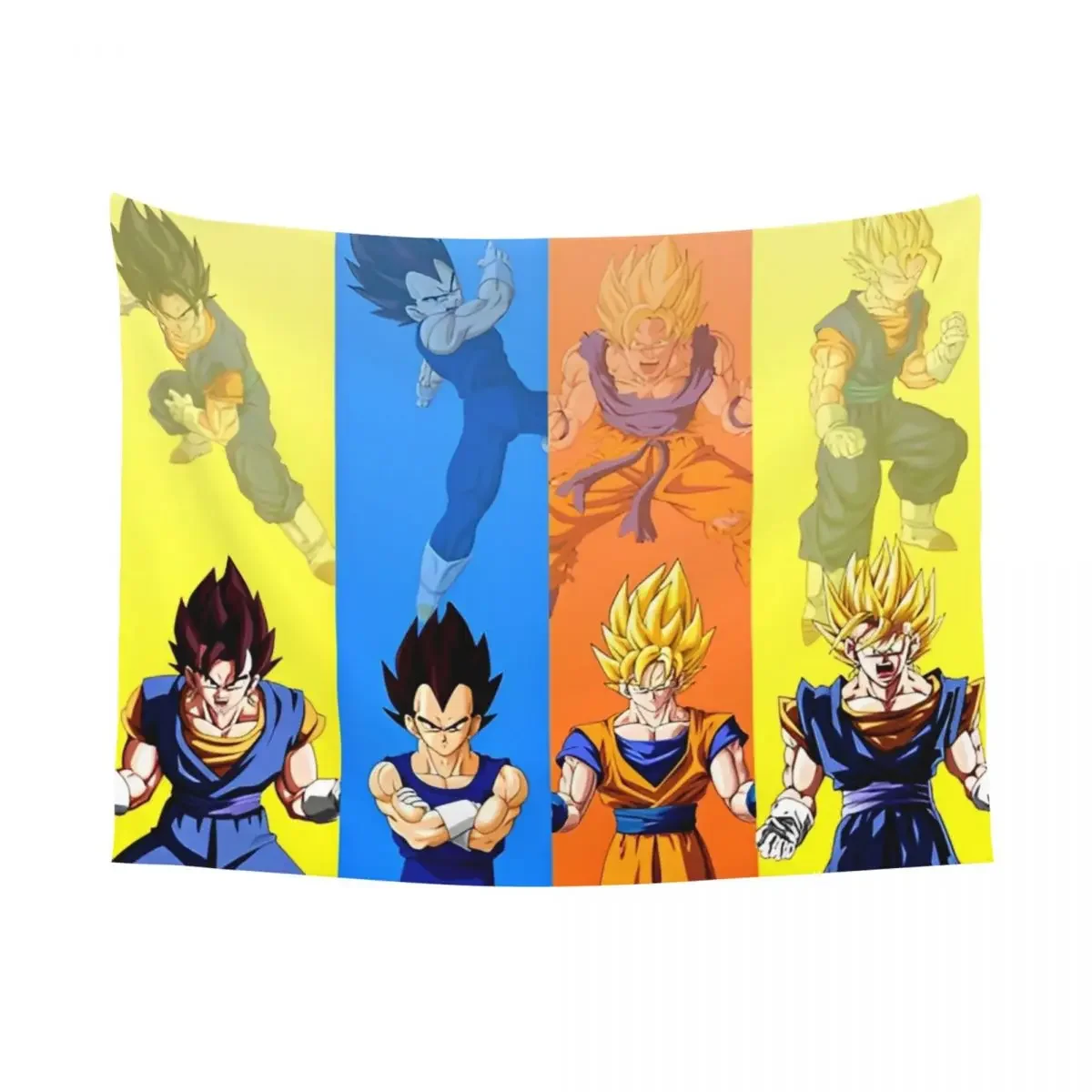 

2026 Dragon Ball Z Goku Vegeta Vegito All Forms Flannel Blanket - Super Soft Warm Throw for Sofa Bed Couch - Anime Fan Gift