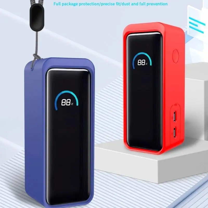 27RA Power Banks Case Silicone Cover Waterproof Case Skin for 65W 9600mAH
