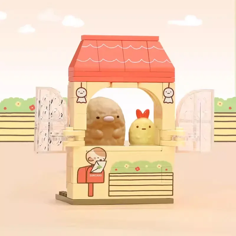 أنيمي Kawaii Keeppley Sumikkogurashi الدب الأبيض اللبنات التجمع فتاة نموذج الكرتون Kawaii هدية عيد ميلاد الأجهزة الطرفية