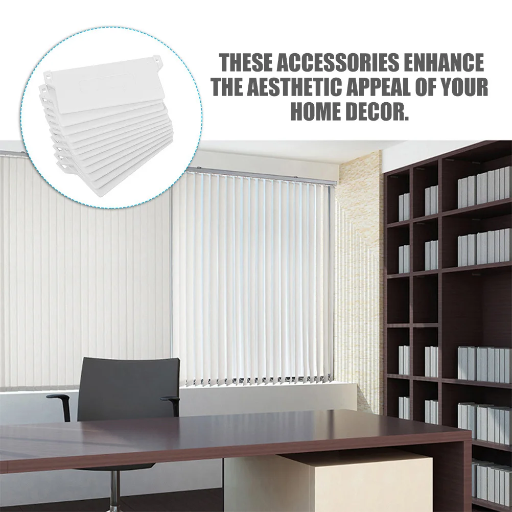 Kit de reparación de repuesto de listones de plástico para persianas  verticales, 20 piezas, 89Mm, fácil instalación, tratamiento de ventanas /  Puertas, verjas y ventanas, image size:1002x1002