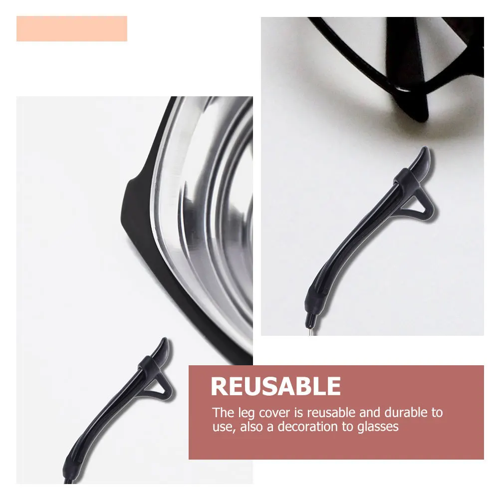 

8Pairs Eyeglass Anti-Slip Silicone Ear Grips Durable Eyewear Retainers Non-Slip Glasses Accessories for Sports Daily Use