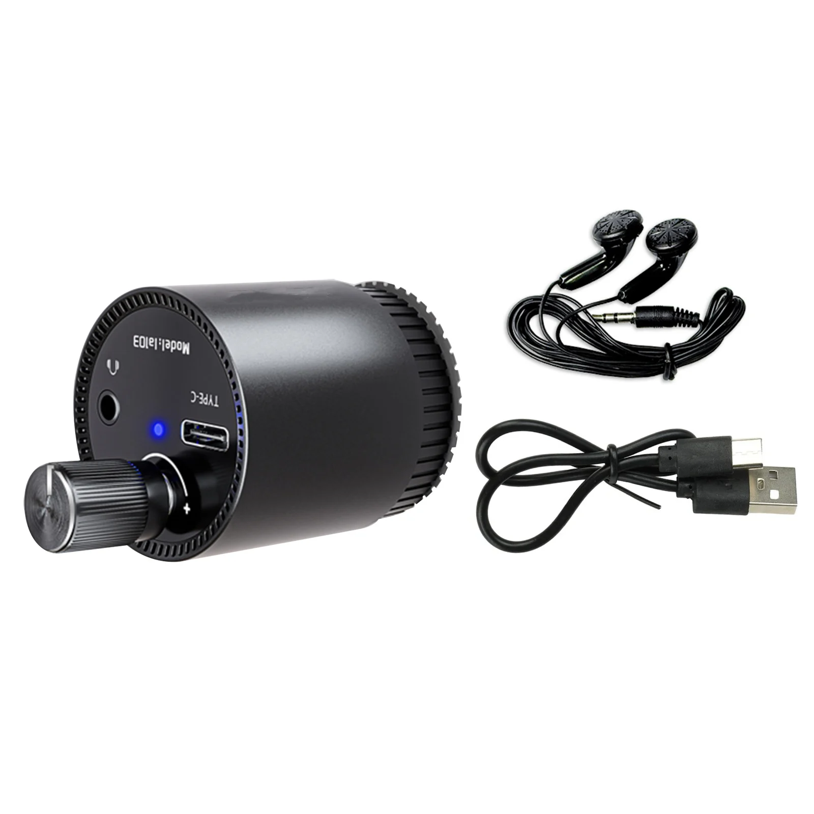 Water Mains Leak Detector Underground Pipe Leak Monitor Portable Type-C Leak Detector kit with Headphones For Indoor and Outdoor