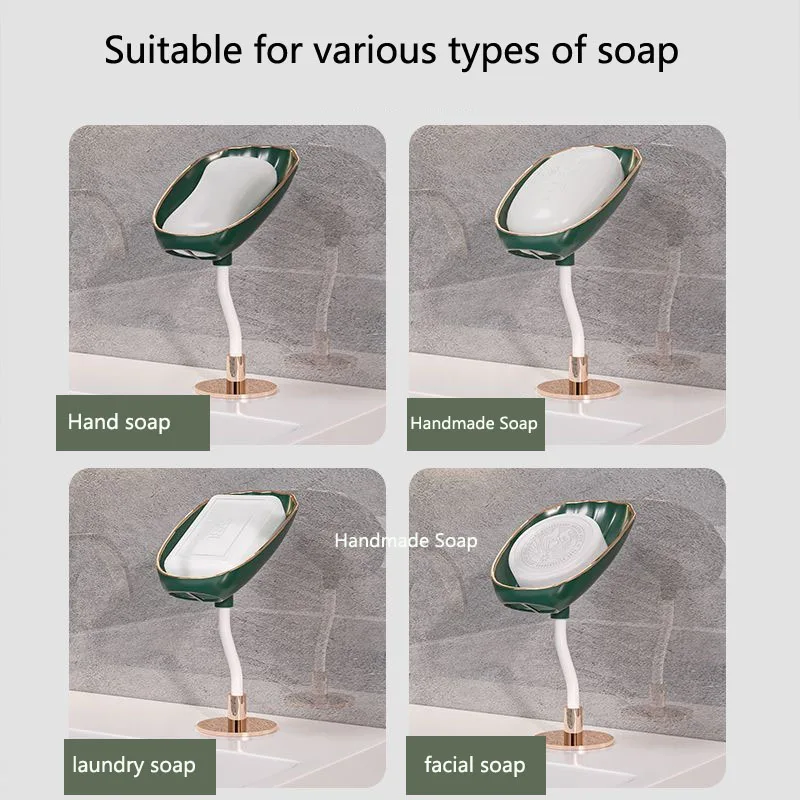 Soap Box Wall Hanging Bathroom Soap Rack Household Shelf Shape Soap Holder Box Bathroom Accessories Laundry Soap Box Gadgets