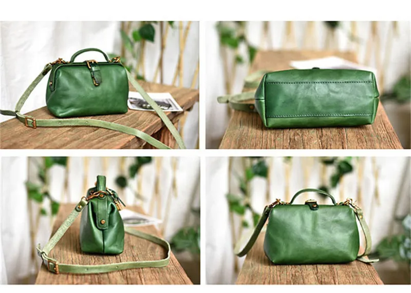 Designer de couro genuíno senhoras pequeno verde ombro crossbody saco do vintage casual real das mulheres mini bonito verde bolsa