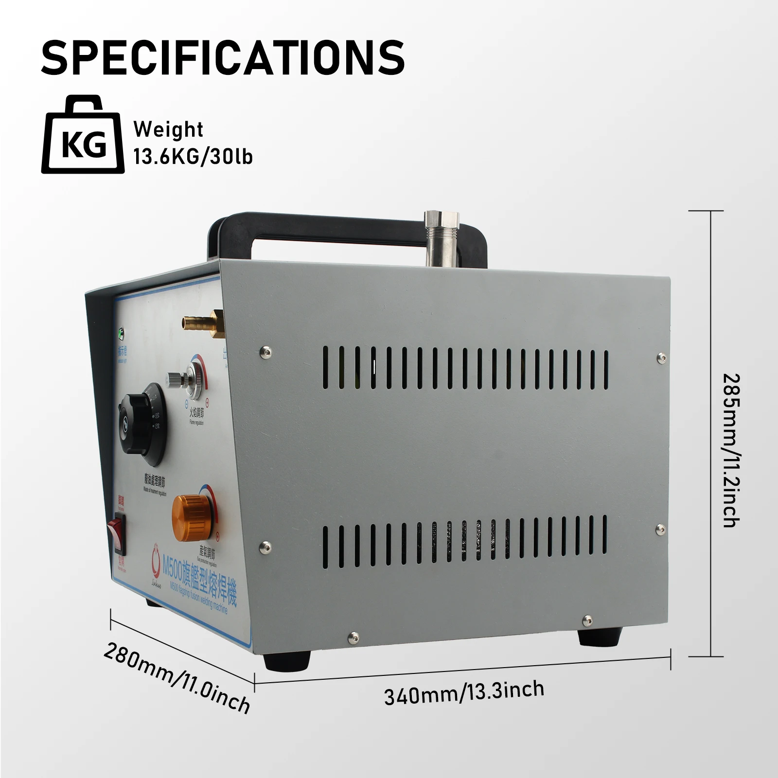 220V M500 Fusion Welding Machine for Jewelry Making - Smelting Equipment - Copper Welding Gold Silver Multi-Functional Welder