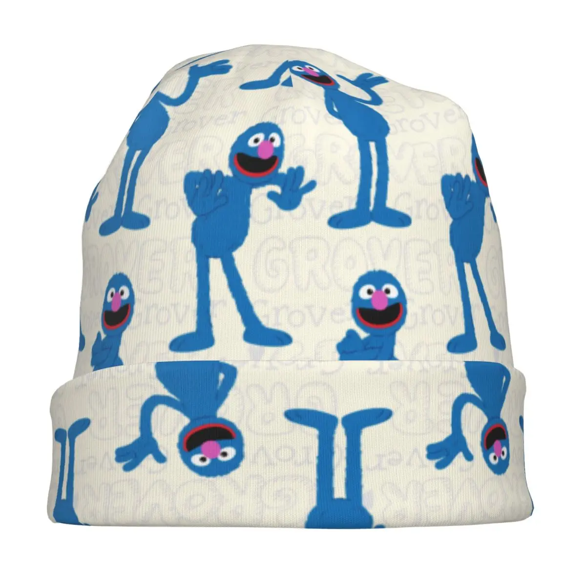 Simpatico modello Grover Sesame Street Caps Moda Uomo Donna Outdoor Skullies Berretti Cappelli Primavera caldo multifunzione Bonnet Hat