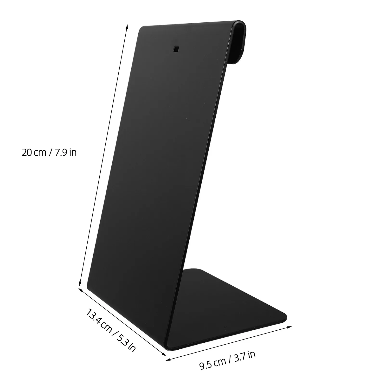 Metal Desk Calendar Stand Vertical Flip Holder Black Iron Frame 8x5 Stable Display Rack for Office Reception Calendar Easel