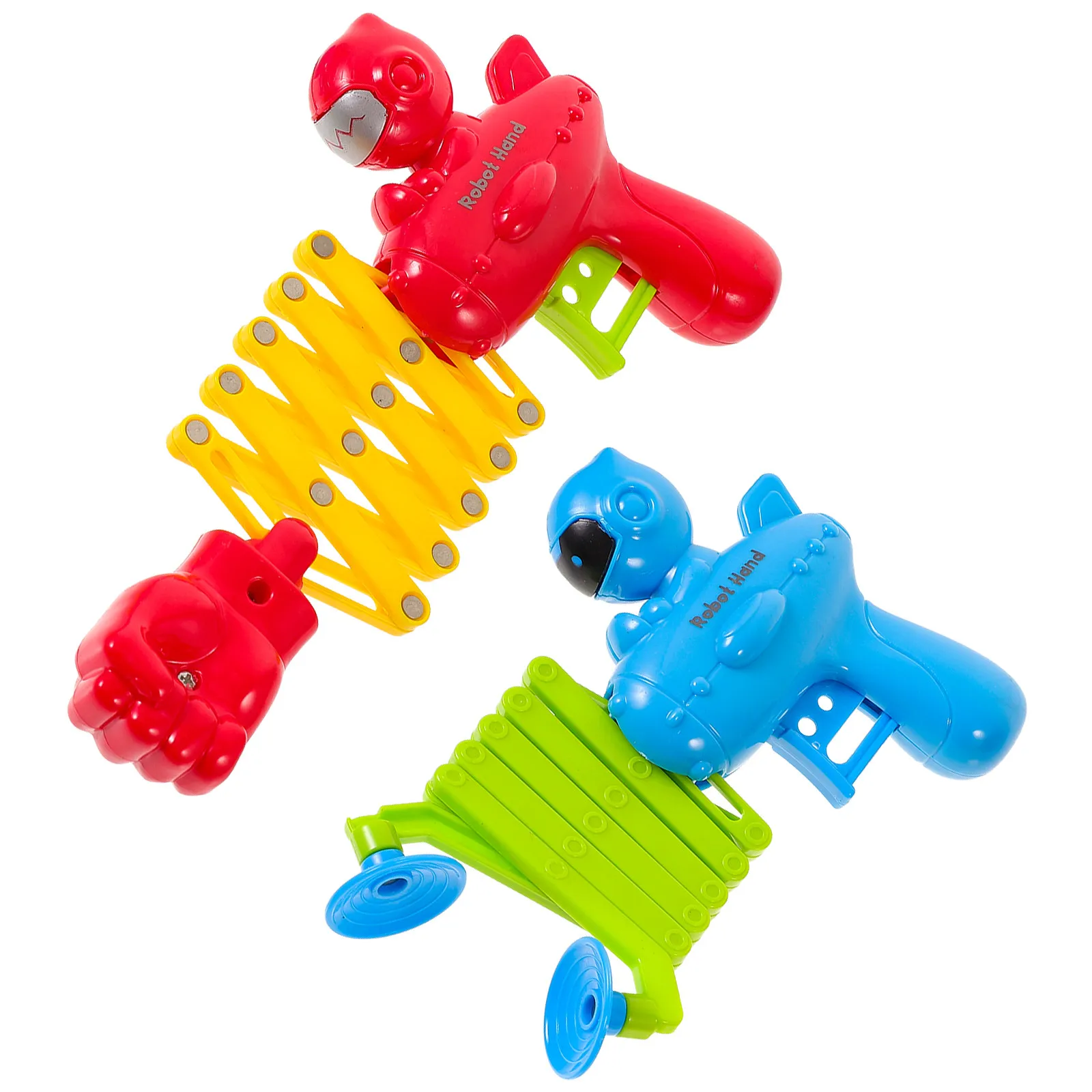 

2Pcs Creative Retractable Robot Fist Elastic Kids Trick Shooting Plaything Funny Party Favor Gift Retractable Fist Toy