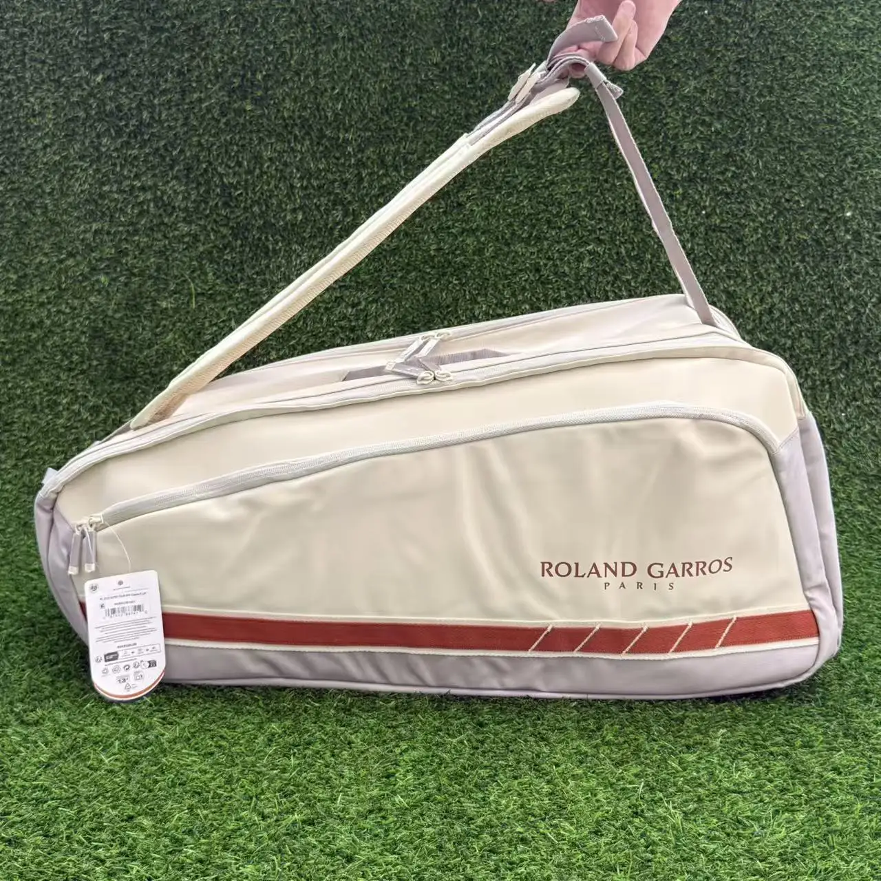 

Original Wilson Roland Garros Session Soiree Super Tour 9PK Multi Functional Large Capacity Tennis Bag Sports Backpack