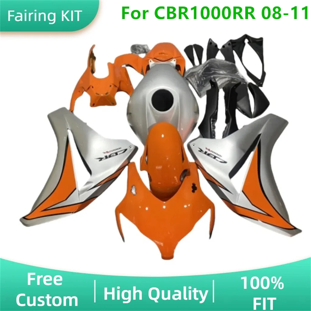 

ABS Plastic kit for HONDA CBR1000RR 2008 2009 2010 2011 CBR 1000RR 08 09 10 11 Motorcycle Fairings Set 100% Fit Injection Mold