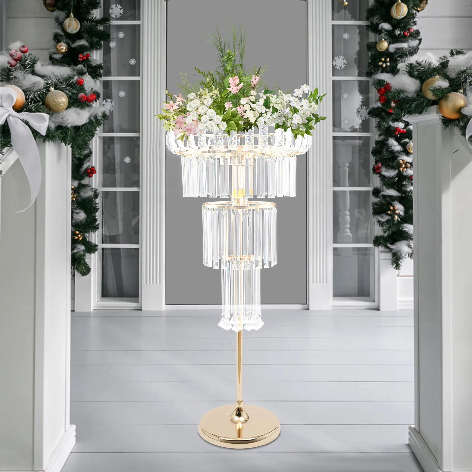 

Modern Flower Stand With 11.02Lbs Load Capacity, Perfect Gift For Friends Suitable For Cafes & Hotel Decorations