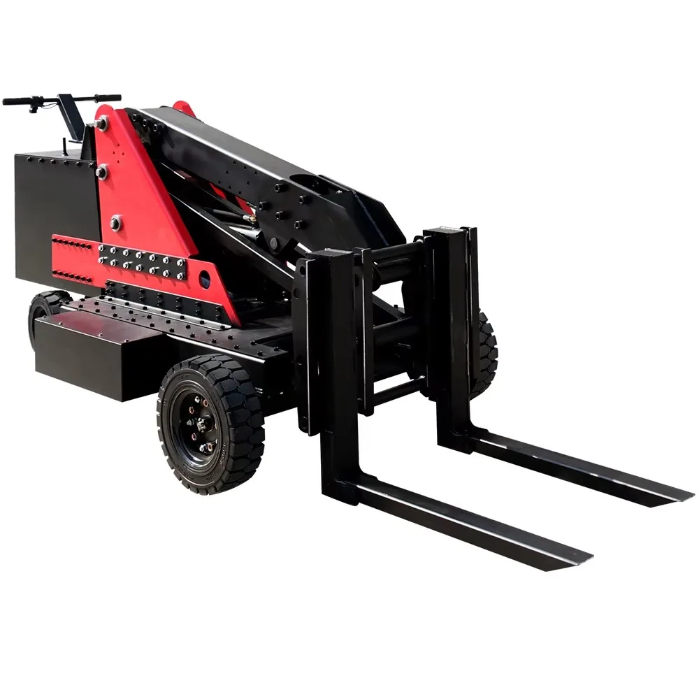 Electric Mini Forklift Pallet Loading Lifting and Stacking Crane 600KG-1000KG Customized Vehicle.
