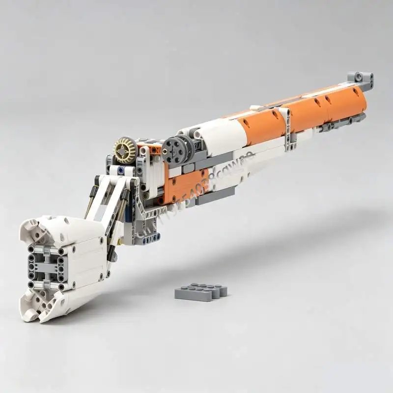 616PCS Long Manual Precision Mechanical Simulation Ornament MOC Model Custom DIY Creative Tech Assembly Toy Blocks Holiday Gift