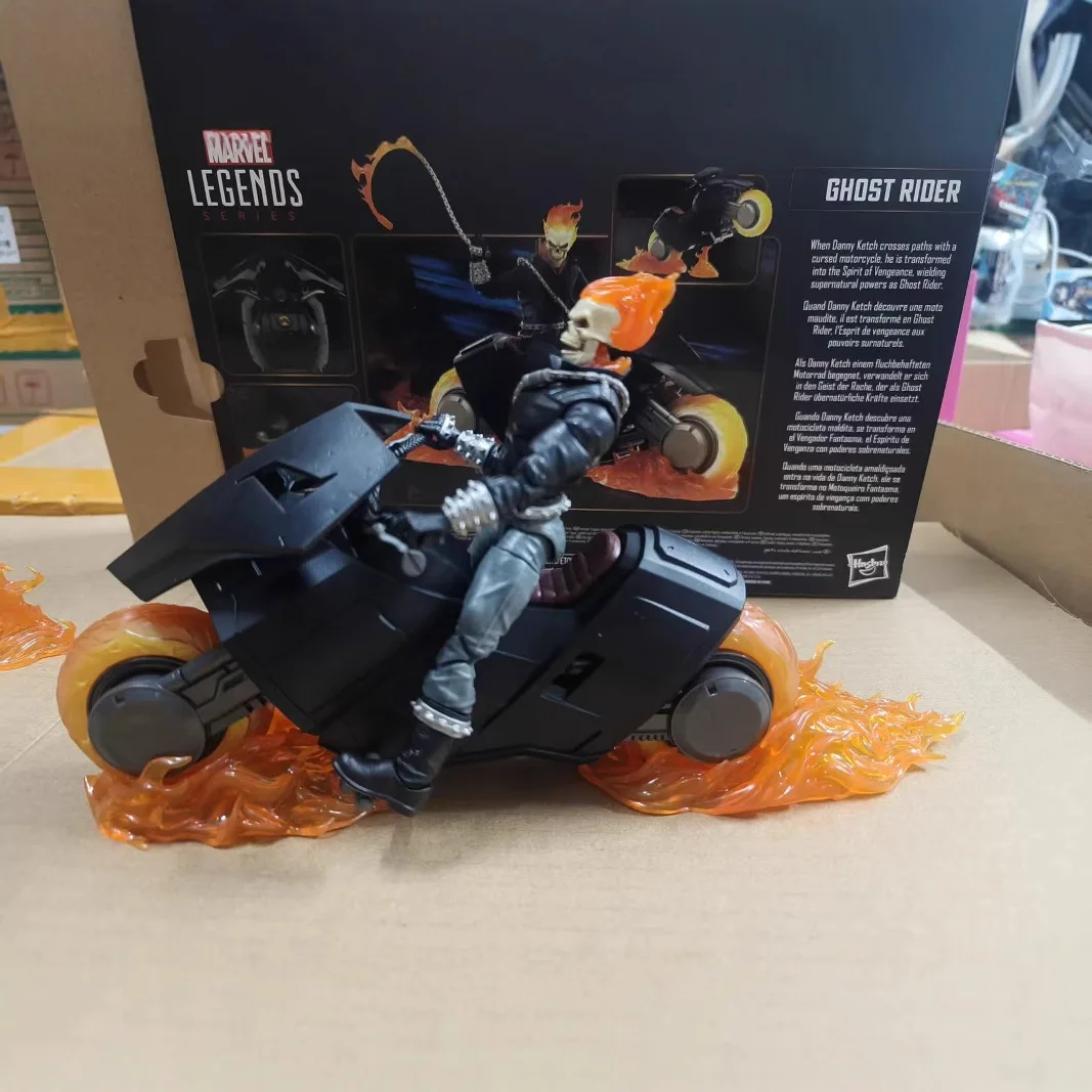 

15cm Legends 85th Anniversary Exclusive Ghost Rider 6" Anime Figurine Action Figure Gk Collection Decorate Model Statue Toy Gift