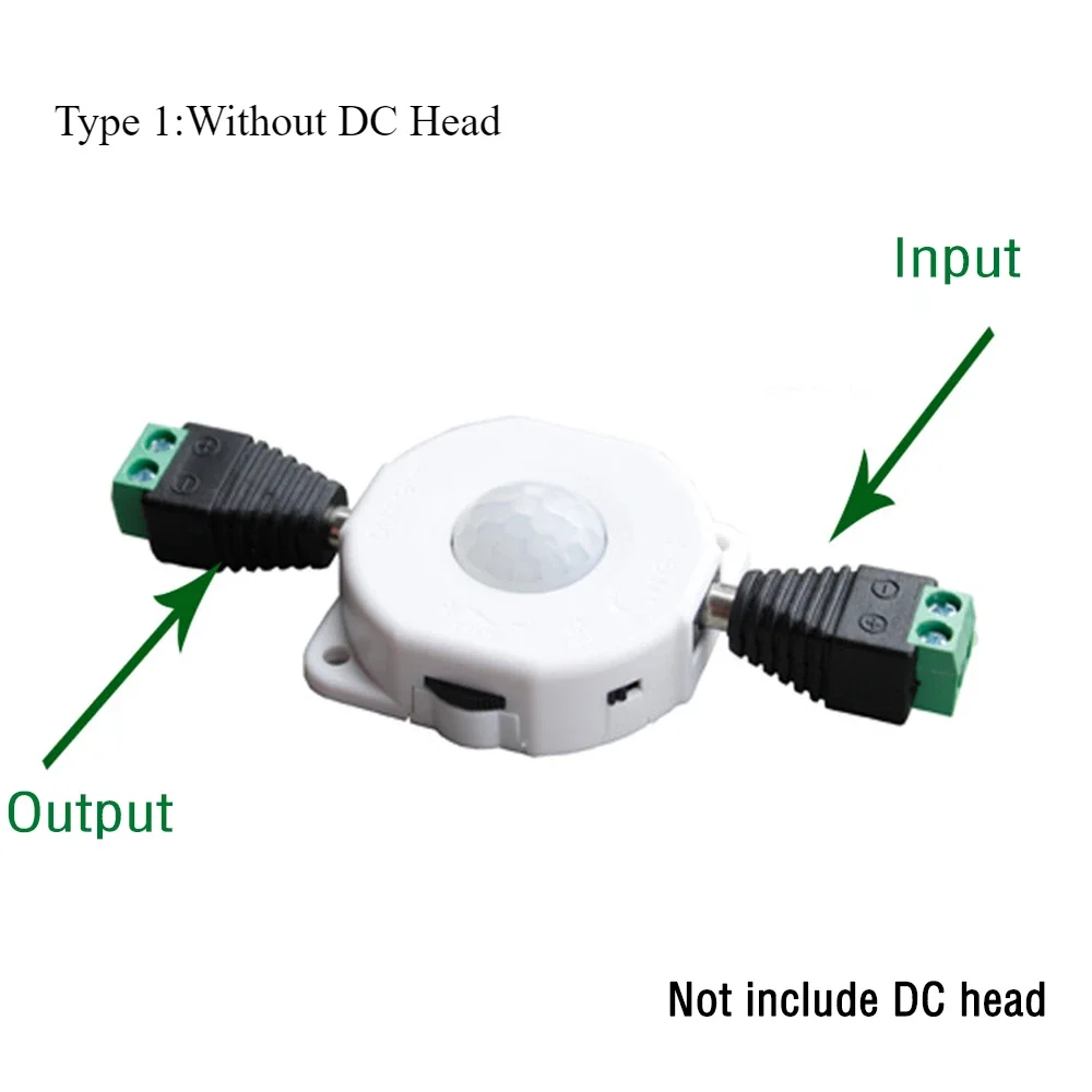 DC 12V/24V Automatic Light Control Infrared PIR Motion Sensor Detector Switch for LED Light Night Light Switch Outdoor