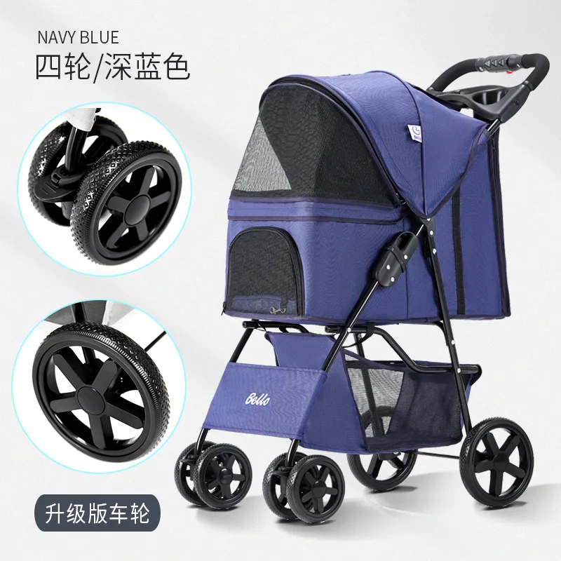 

SP02 Pet Cart Lightweight Folding Pet Cart Dog Travel