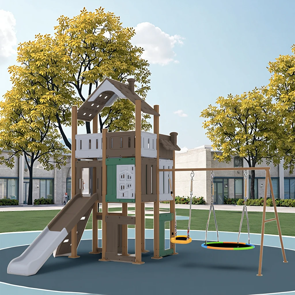 

Открытый пластиковый садовый набор гор, детский игровой домик для скалолазания для дома, парка приключений, детского сада, детской площадки, оборудование