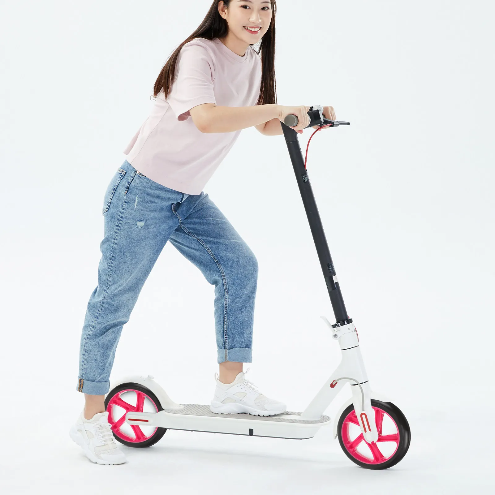 

Scooter Wheel Replacement with Bearing PU Material Universal Heavy Duty Flexible Wheel for Kick Scooter Stable Quiet Wear