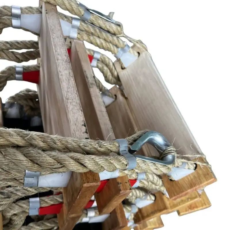 Marine Rope Ladder Easy Handling Marine Emergency Ladder CCS Approved Embarkation Safety Step Ladders