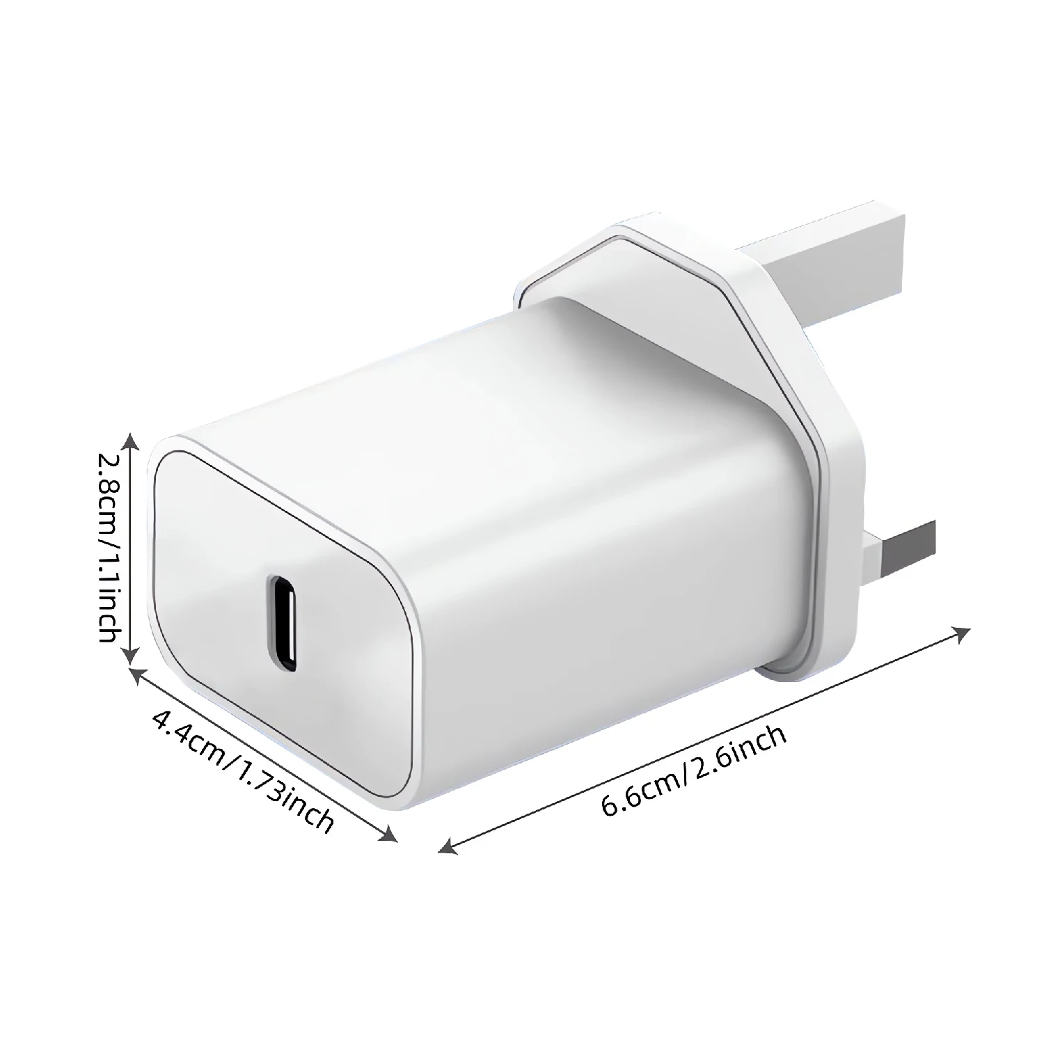 PD 30W Fast Charging UK Charger Plug with C to C Cable for iPhone 15 16 Samsung XiaoMi