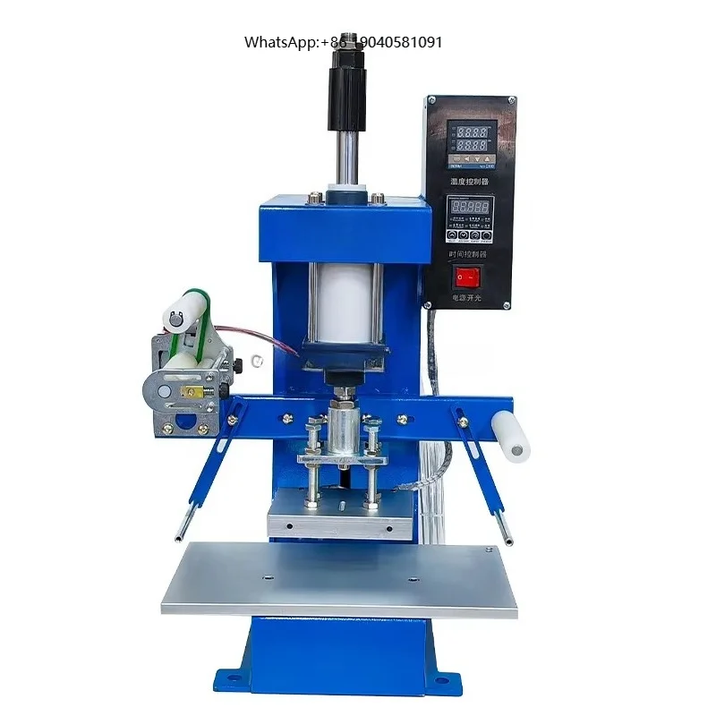 10x13cm Professional Golden Leather  Embossed Foil Hot Stamping Machine Heat Embossing Machine With Copper Mold 220V 1 Year