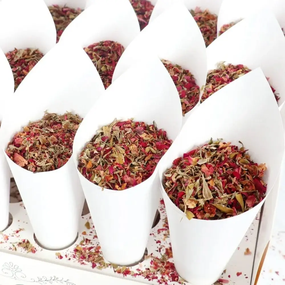 البتلة صينية كرافت ورقة النثار مخروط حامل صندوق دعم لوازم الزفاف النثار مخروط صينية 30 ثقوب لتقوم بها بنفسك صندوق حامل حفل زفاف #1